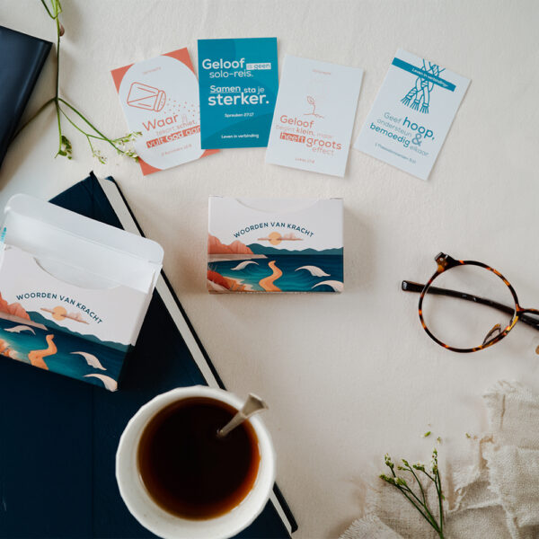 christelijke inspiratiekaarten woorden van kracht kaartenset