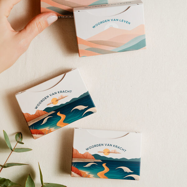 christelijke inspiratiekaarten woorden van kracht kaartenset